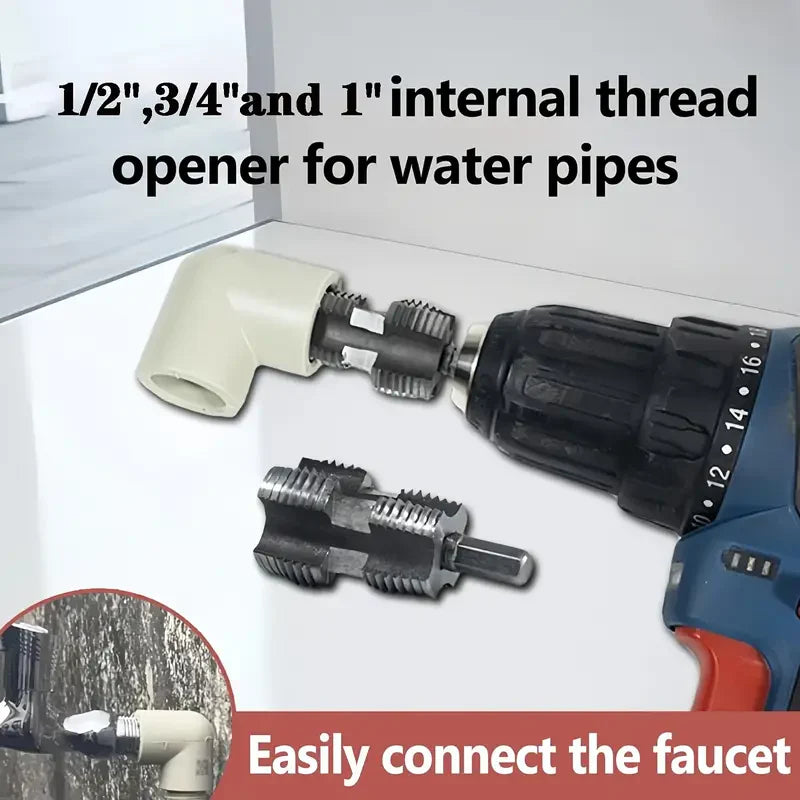 १० पाईप थ्रेडिङ उपकरण सेट PVC Pipe Threading Tool Kit – तपाईंको ड्रिललाई प्रोफेशनल टुलमा बदल्नुहोस्