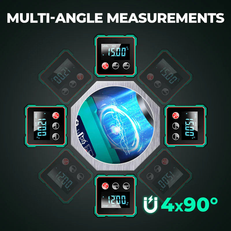 ЁЯОБ2082 Magnetic Digital Angle Finder with Electronic Laser