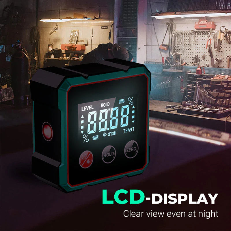 ЁЯОБ2082 Magnetic Digital Angle Finder with Electronic Laser