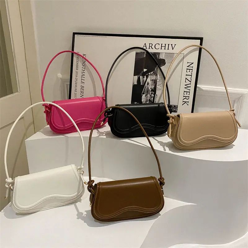 A1-2025 Niche Women's Shoulder Bag Versatile Texture Portable Mobile Phone Bag Trendy Underarm Women's Bag