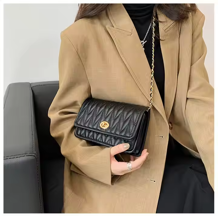 A3-2025 New Ladies Female Fashion PU Leather