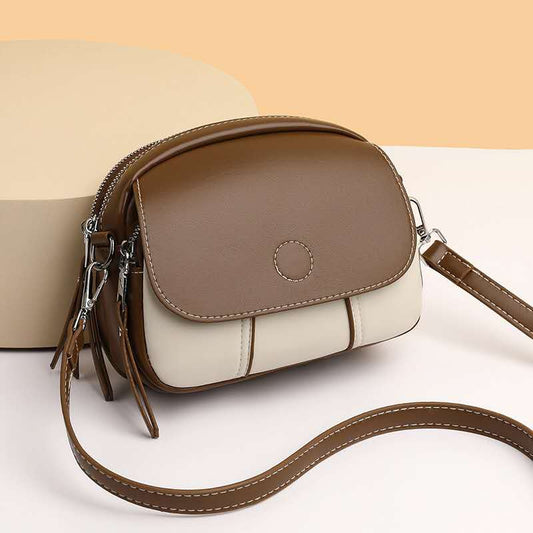 A11-New Summer Minimalist Women's Small Round Bag Student Mobile One Shoulder Crossbody Bag