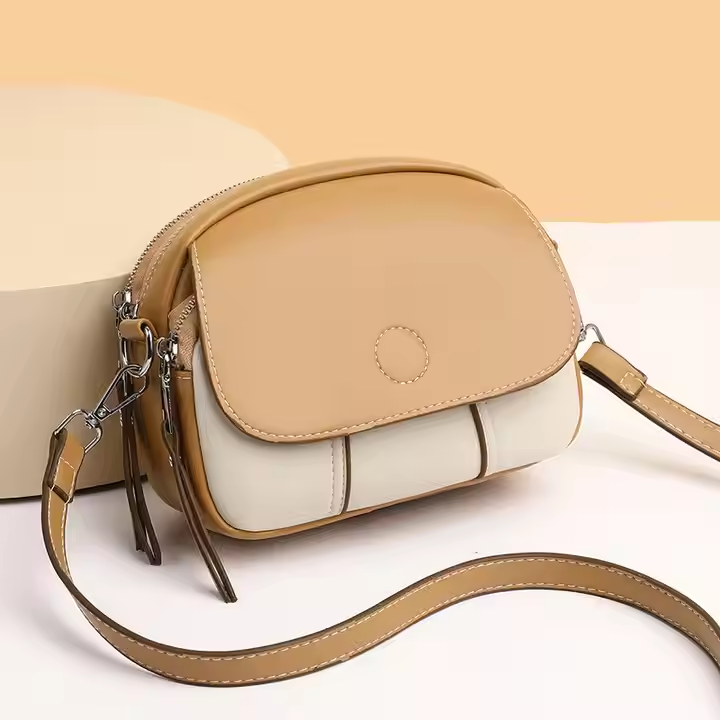 A11-New Summer Minimalist Women's Small Round Bag Student Mobile One Shoulder Crossbody Bag