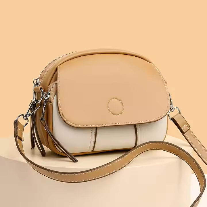 A11-New Summer Minimalist Women's Small Round Bag Student Mobile One Shoulder Crossbody Bag