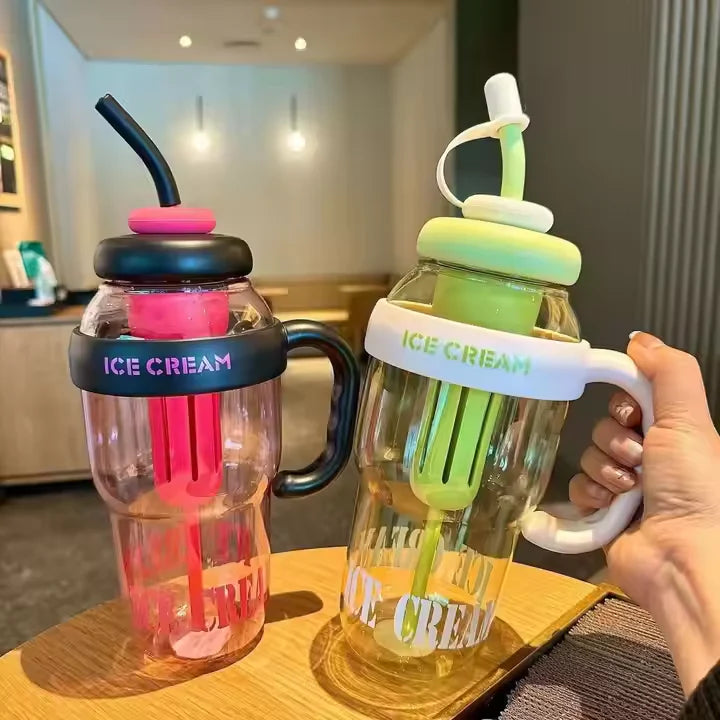 🍼 स्टाइलिश "ICE CREAM" बोटल – स्वास्थ्य र फेसन एकै साथ!
